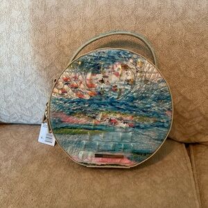 Brahmin Lane Staycation Multicolor Round Handbag